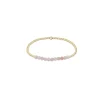 Online ENewton Design Gold Bliss 2 mm Bead Bracelet - Pink Opal