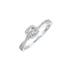 Hot Kelley Collection Halo Diamond Engagement Ring