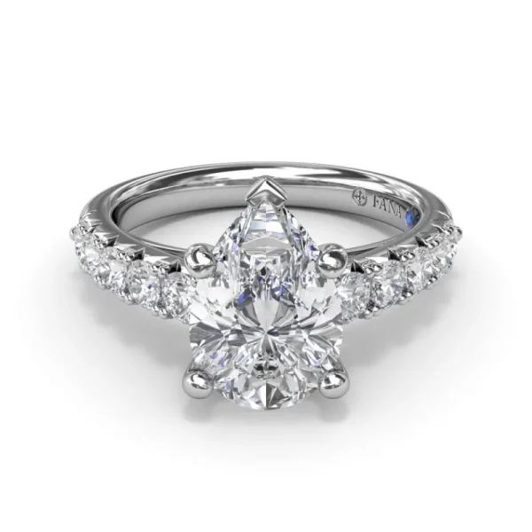 Sale Fana Handset Pear Diamond Engagement Ring