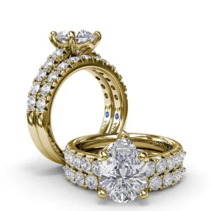 Sale Fana Handset Pear Diamond Engagement Ring