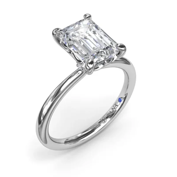 Discount Fana Hidden Halo Diamond Engagement Ring