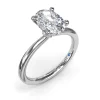 Fashion Fana Hidden Halo Engagement Ring