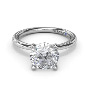 Online Fana Hidden Halo Engagement Ring