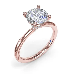 Online Fana Hidden Halo Engagement Ring