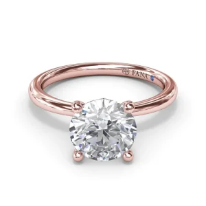 Online Fana Hidden Halo Engagement Ring