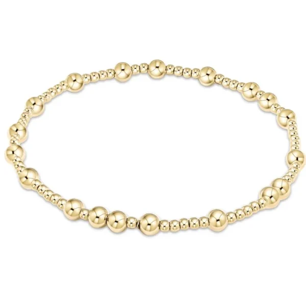 Fashion ENewton Design Hope Unwritten Bracelet-Gold 2-4 mm 14K Gold Filled Beads