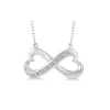 Clearance Kelley Collection Infinity Heart Diamond Pendant