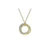 Outlet Gabriel & Co Interlocking Circle Pendant