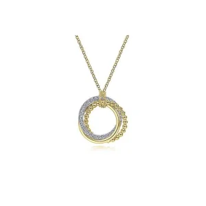 Outlet Gabriel & Co Interlocking Circle Pendant