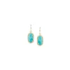 Hot Kendra Scott Lee Gold Earrings in Turquoise