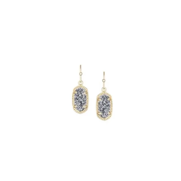 Outlet Kendra Scott Lee in Platinum Drusy