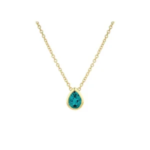 Fashion Kelley Collection London Blue Topaz Necklace