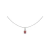 Online Fana Love Knot Ruby and Diamond Pendant