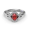 New Fana Love Knot Ruby Ring