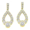 Outlet Kelley Collection Loves Crossing Diamond Earrings