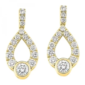 Sale Kelley Collection Loves Crossing Diamond Earrings