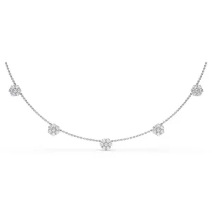 Fashion Fana Magnolia Diamond Necklace