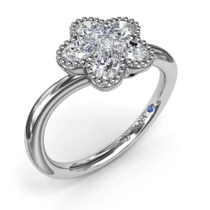 New Fana Magnolia Wave Diamond Ring