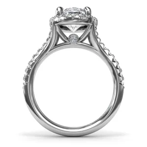 Sale Fana Majestic Halo Diamond Engagement Ring