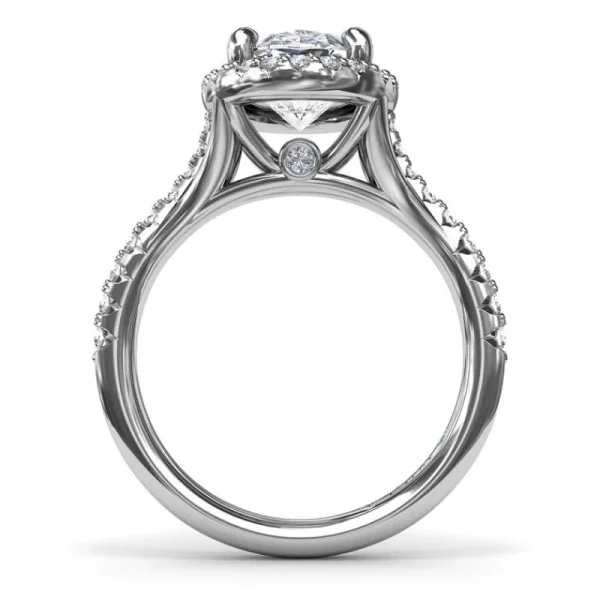 Sale Fana Majestic Halo Diamond Engagement Ring