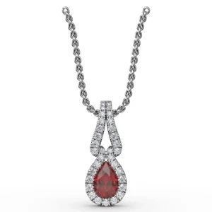 Discount Fana Make A Statement Ruby and Diamond Pendant