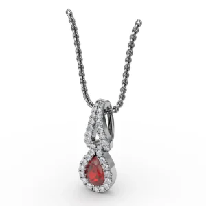 Discount Fana Make A Statement Ruby and Diamond Pendant