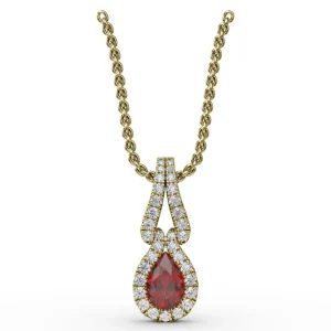 Discount Fana Make A Statement Ruby and Diamond Pendant