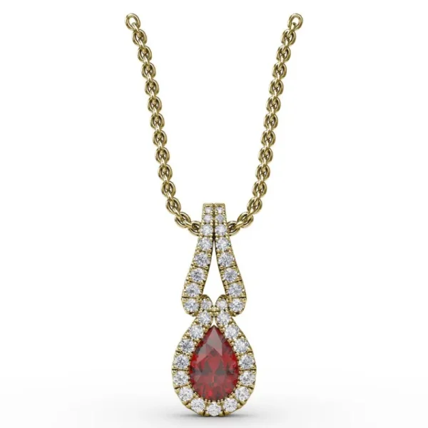 Discount Fana Make A Statement Ruby and Diamond Pendant