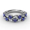 New Fana Marquise Sapphire and Diamond Ring