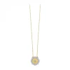 Fashion Kelley Collection Medallion Diamond Necklace