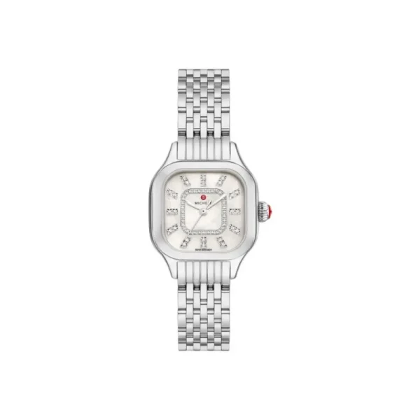 Online MICHELE WATCH Meggie Stainless Steel Diamond Dial Watch