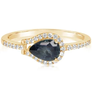 Fashion Parlu00e9 Montana Sapphire & Diamond Ring