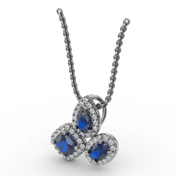 Online Fana Never Dull Your Shine Sapphire and Diamond Pendant