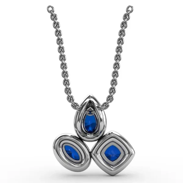 Online Fana Never Dull Your Shine Sapphire and Diamond Pendant