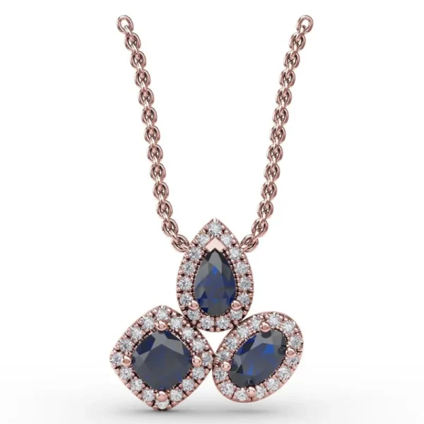 Online Fana Never Dull Your Shine Sapphire and Diamond Pendant