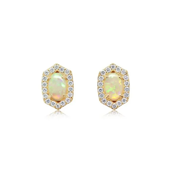 Outlet Parlu00e9 Opal & Diamond Earrings