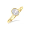 Online Kelley Collection Oval Shape Bezel Set Petite Fusion Diamond Ring