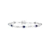 Fashion Kelley Collection Oval Shape Gemstone & Diamond Fashion Bracelet