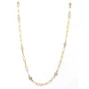 Clearance Kelley Collection Paper Clip Diamond Station Necklace