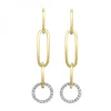 Best Kelley Collection Paperclip Diamond Earrings