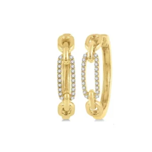 Best Kelley Collection Paperclip Hoop Earrings