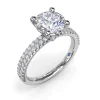 Clearance Fana Pavé Diamond Engagement Ring