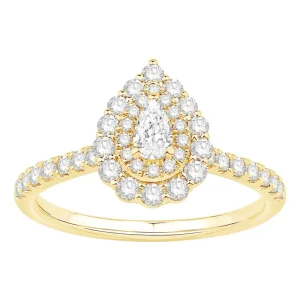 Outlet Kelley Collection Pear Shape Diamond Engagement Ring