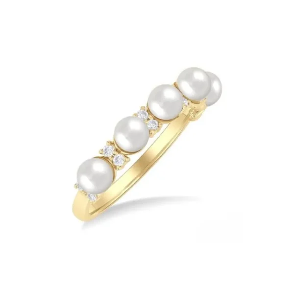 Outlet Kelley Collection Pearl & Diamond Ring