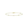 Online Kelley Collection Petite Baguette Diamond Station Bracelet