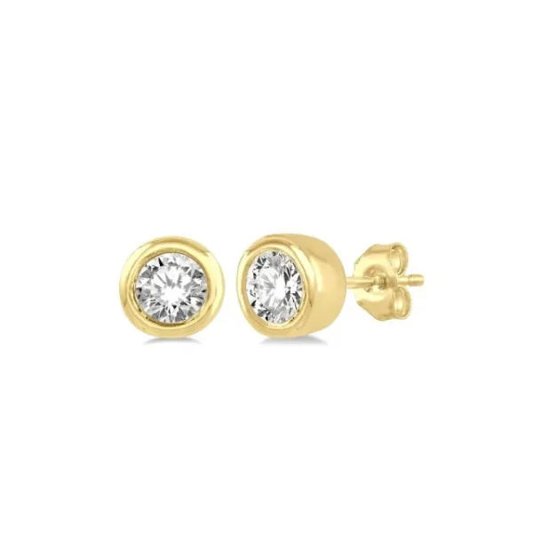 New Kelley Collection Petite Bezel Earrings