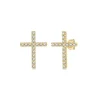 New Kelley Collection Petite Diamond Cross Stud Earrings