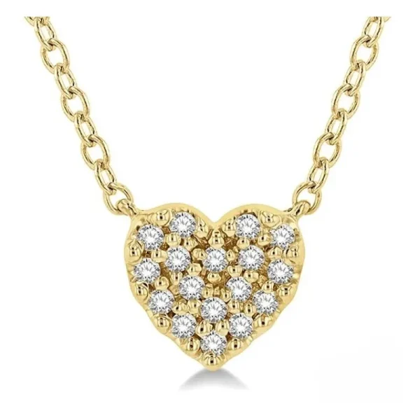 Fashion Kelley Collection Petite Diamond Heart Pendant