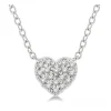 Fashion Kelley Collection Petite Diamond Heart Pendant