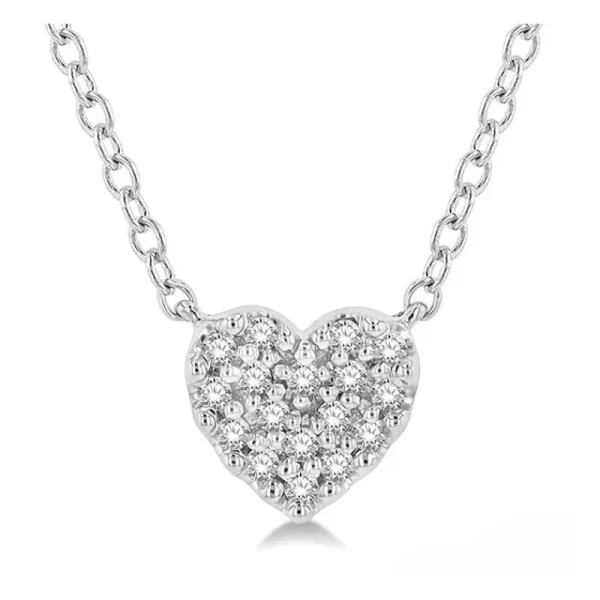 Fashion Kelley Collection Petite Diamond Heart Pendant